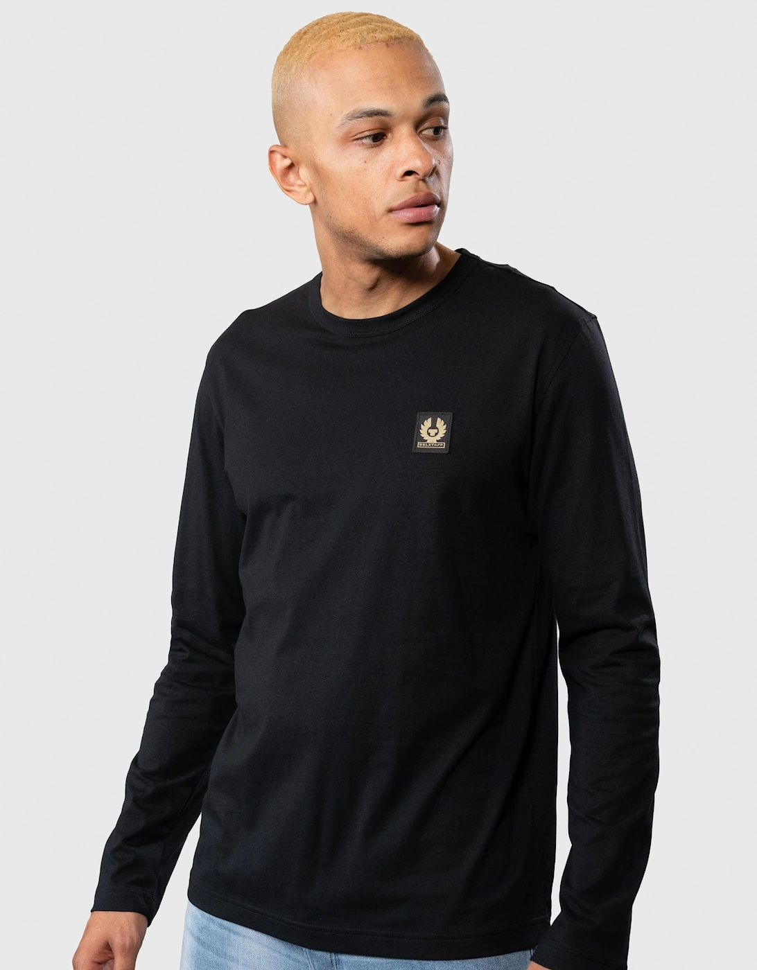 Long Sleeved Logo Patch T-Shirt