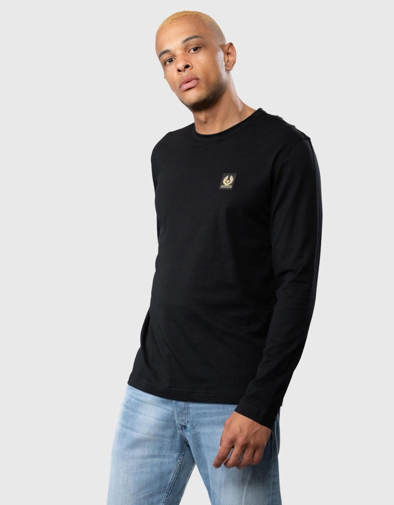 Long Sleeved Logo Patch T-Shirt