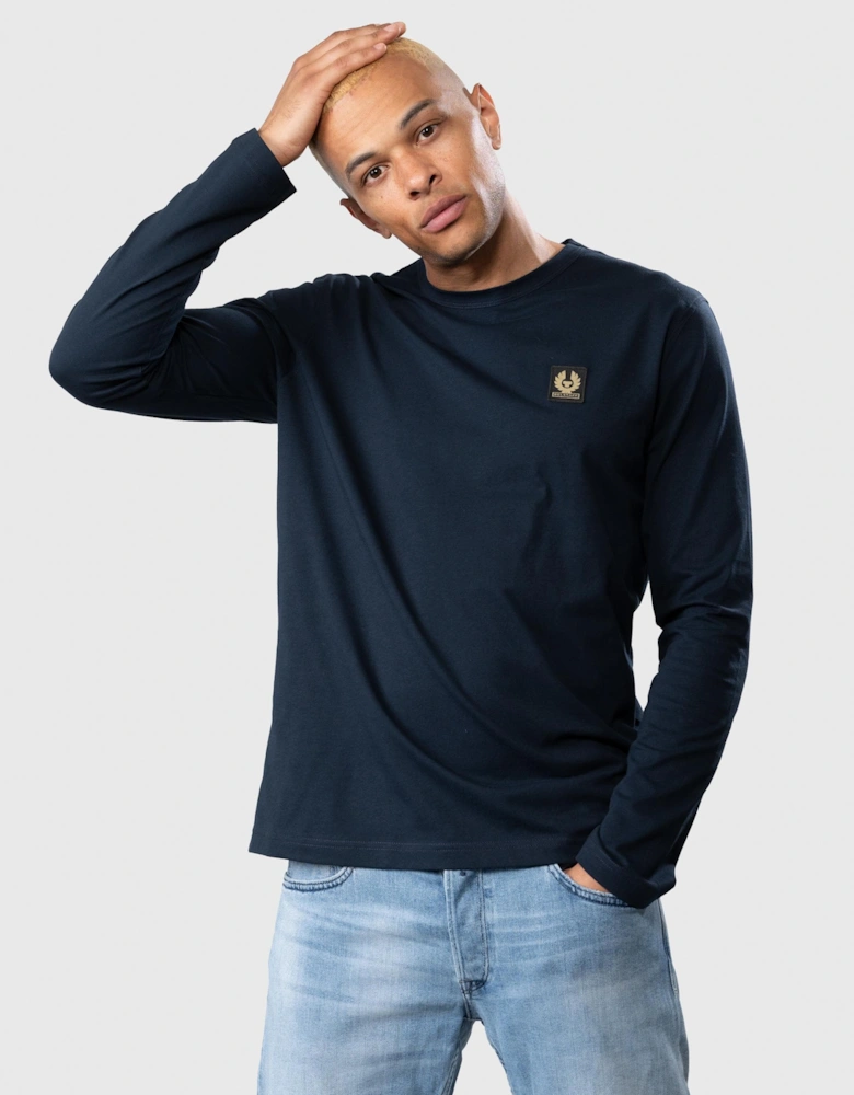 Long Sleeved Logo Patch T-Shirt