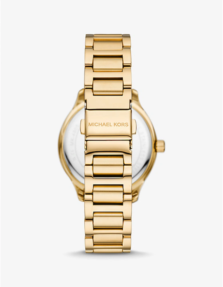Sage Pavé Gold-Tone Watch