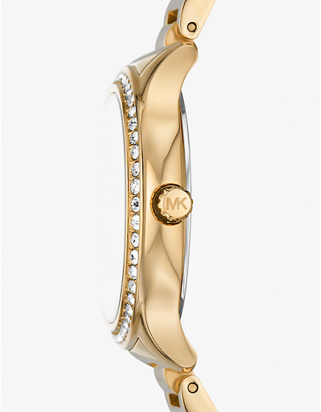 Sage Pavé Gold-Tone Watch
