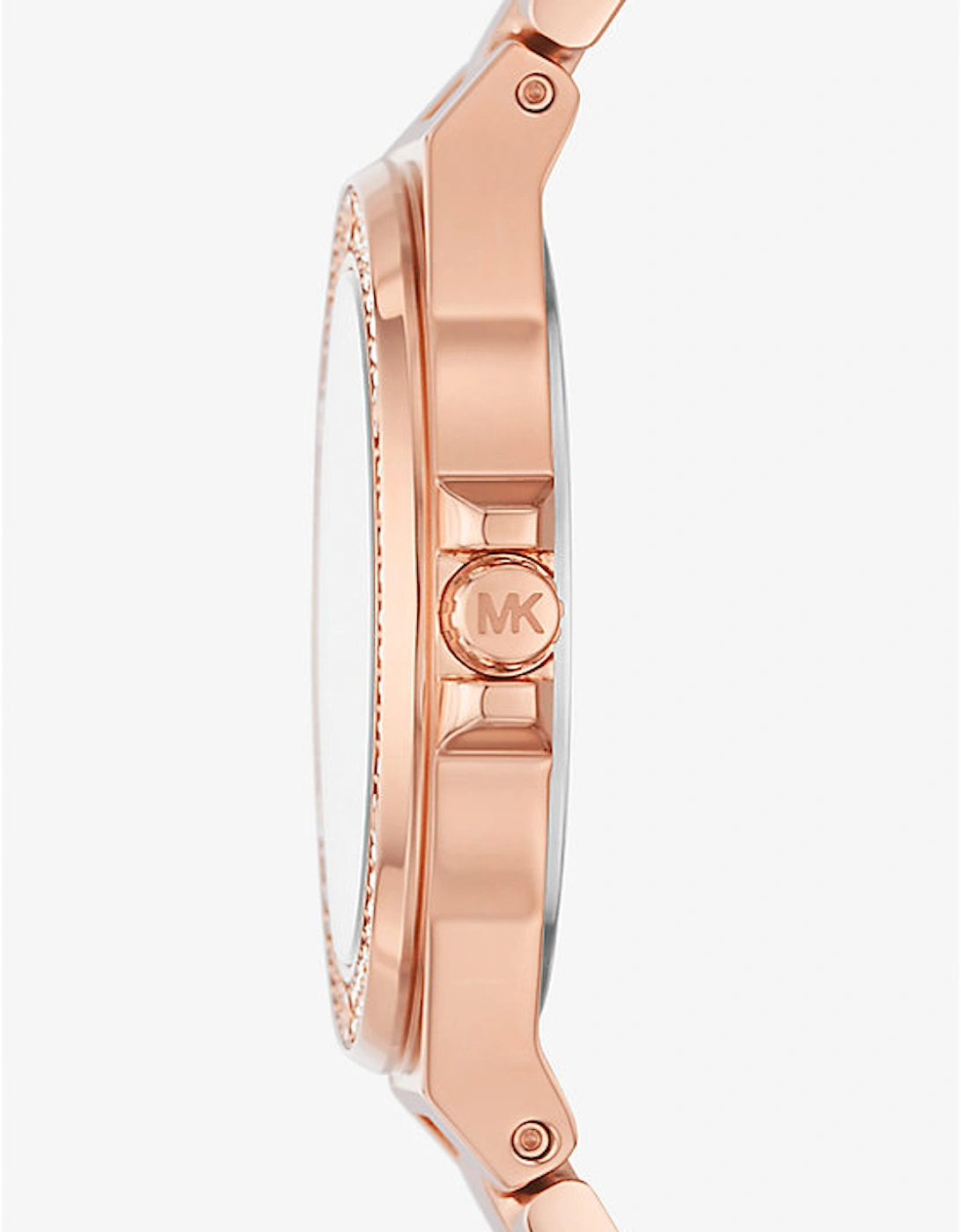 Mini Lennox Pavé Rose Gold-Tone Watch