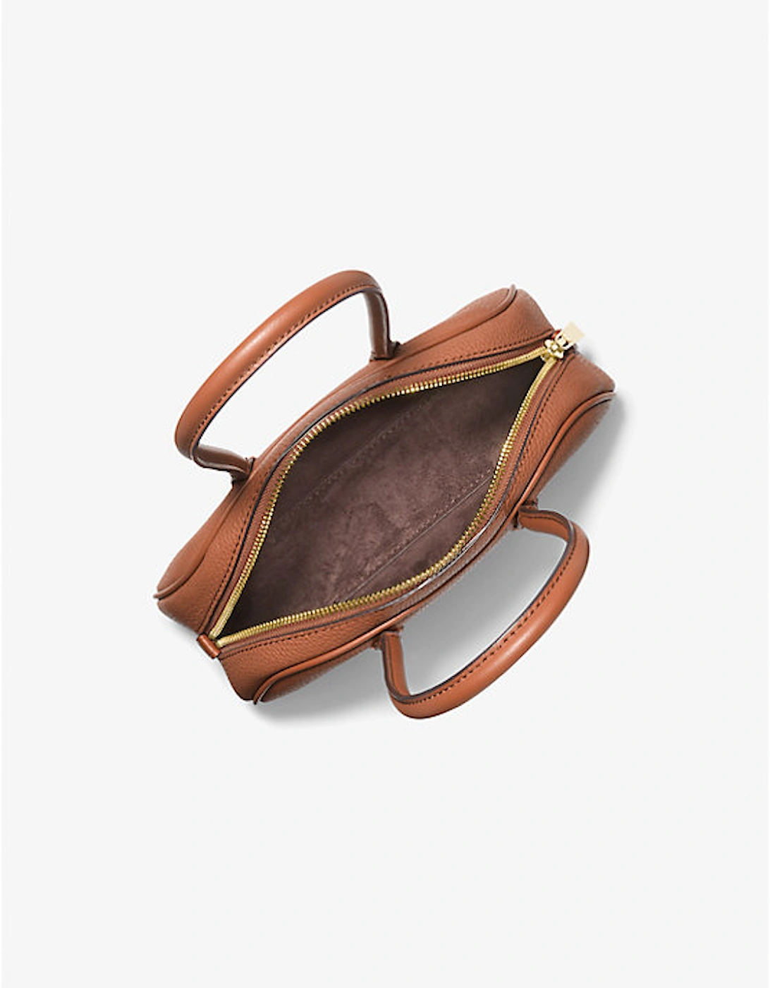 Lulu Small Pebbled Leather Satchel