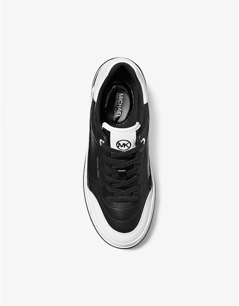 Hayes Two-Tone Leather Platform Sneaker