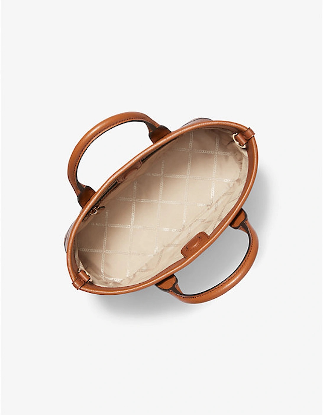 Luisa Small Pebbled Leather Satchel