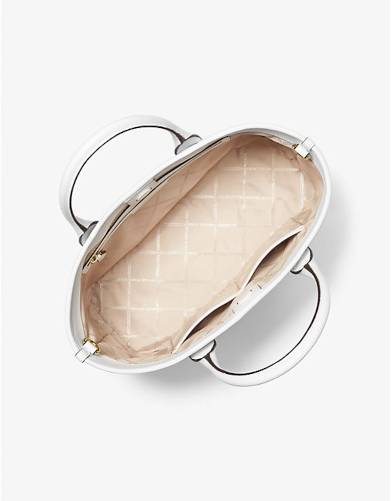Luisa Medium Pebbled Leather Tote Bag