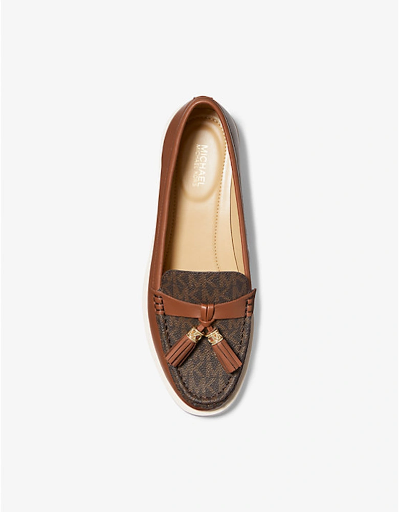 Kiernan Leather and Signature Logo Loafer