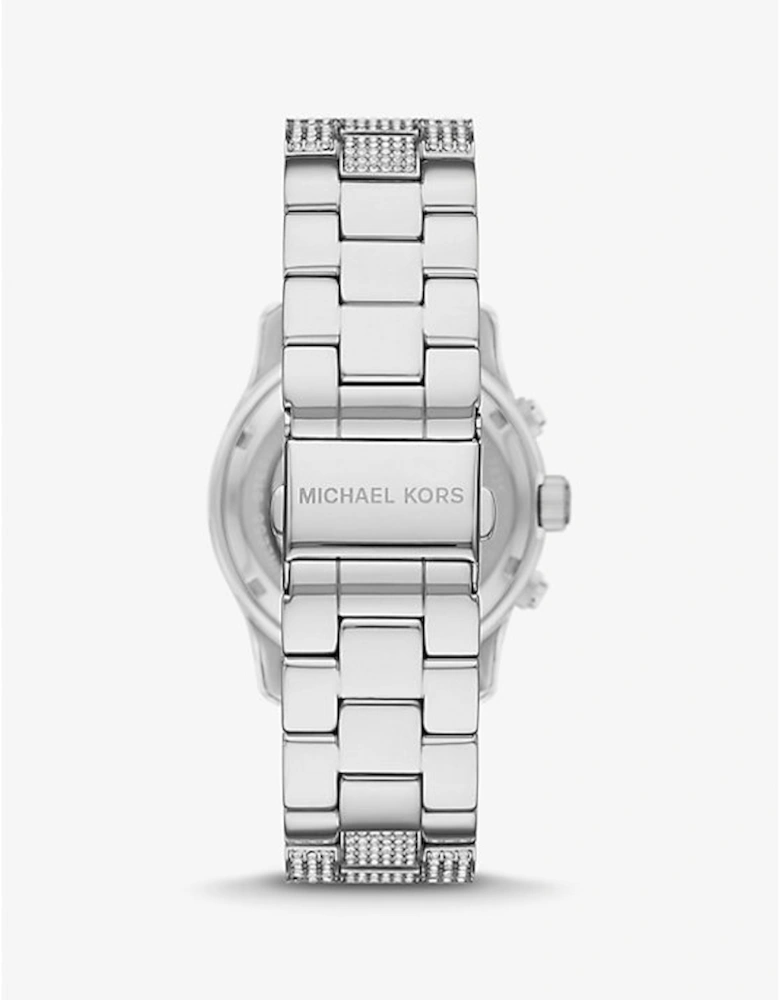 Runway Pavé Silver-Tone Watch