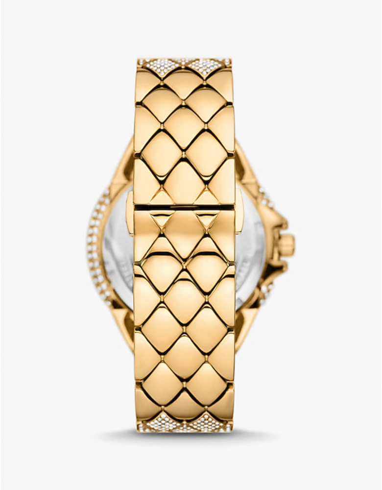 Oversized Camille Pavé Gold-Tone Watch