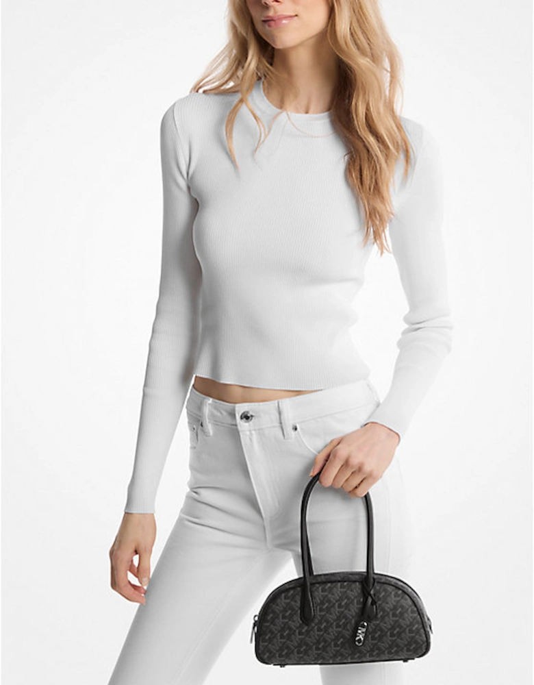 Lulu Small Empire Signature Logo Satchel