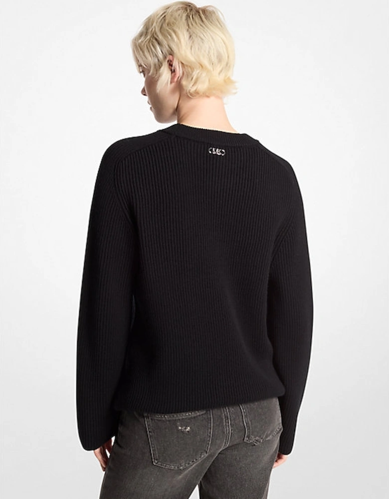 Ribbed Wool Sweater