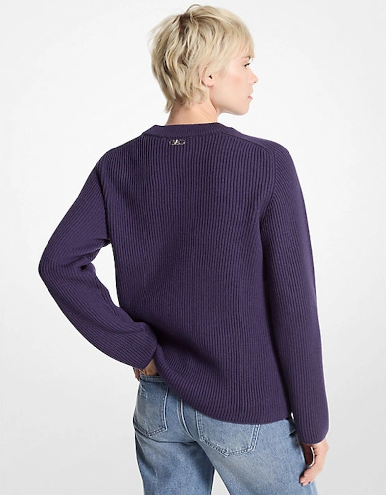 Ribbed Wool Sweater