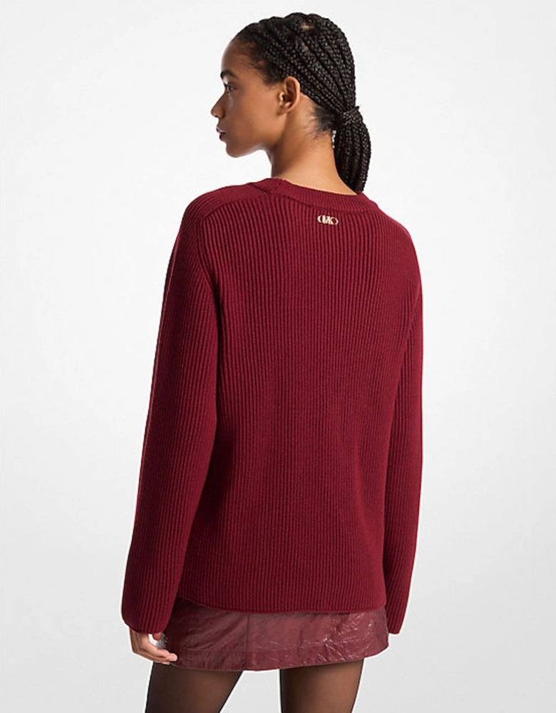 Ribbed Wool Sweater