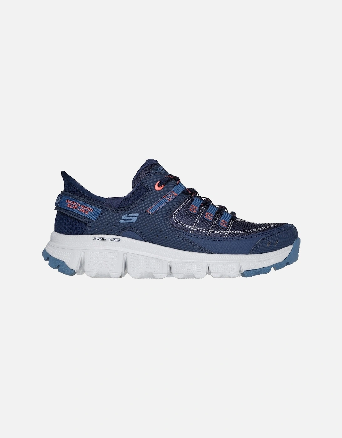 Womens Summits AT 180147-NVCL Navy/Coral Lace Up Shoe