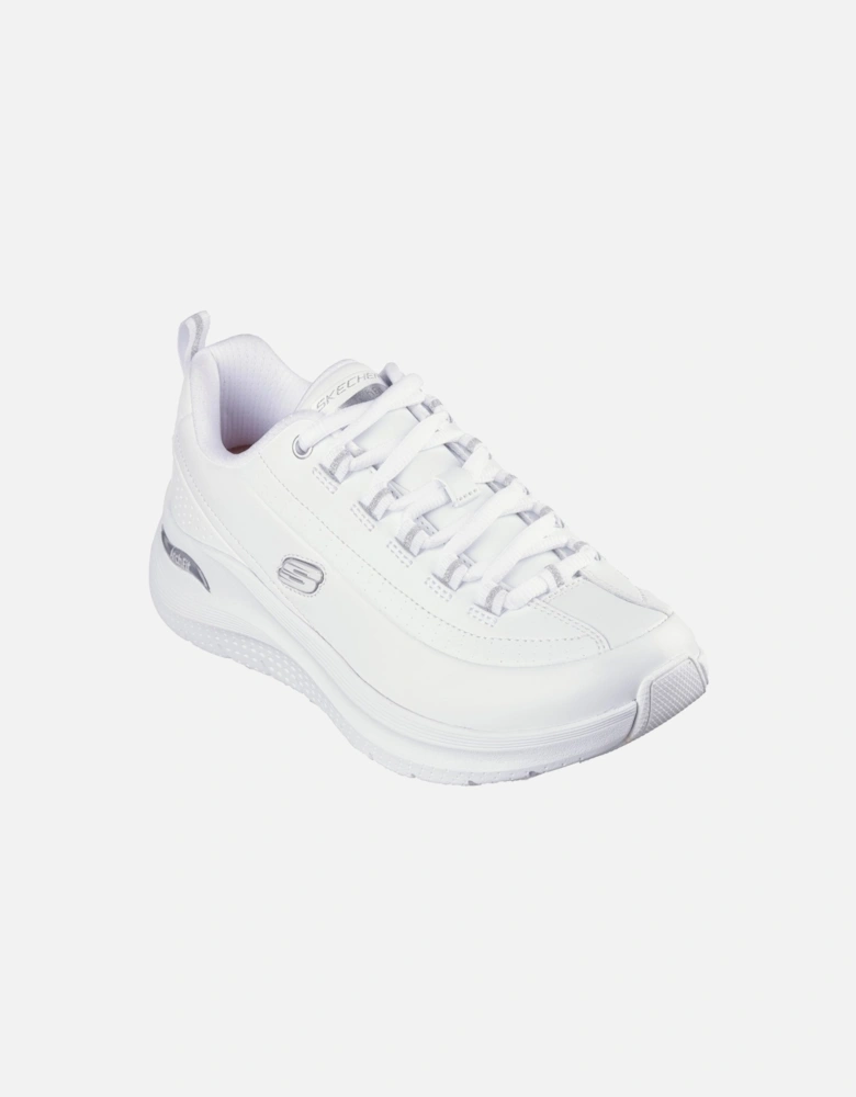 Womens Arch Fit 2.0 - Star Bound 150061-WSL White/Silver Lace Up Shoe