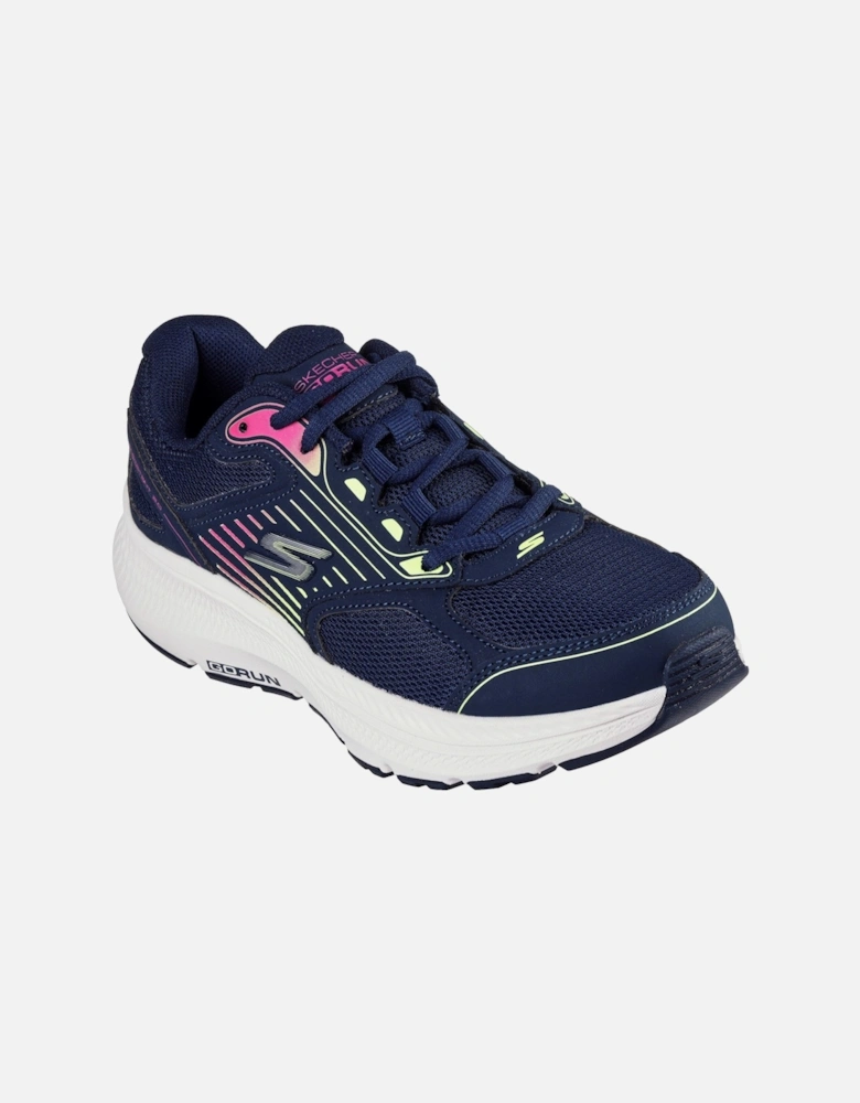 Womens GO RUN Consistent 2.0 Advantage 128606-NVMT Navy/Multi Lace Up Shoe