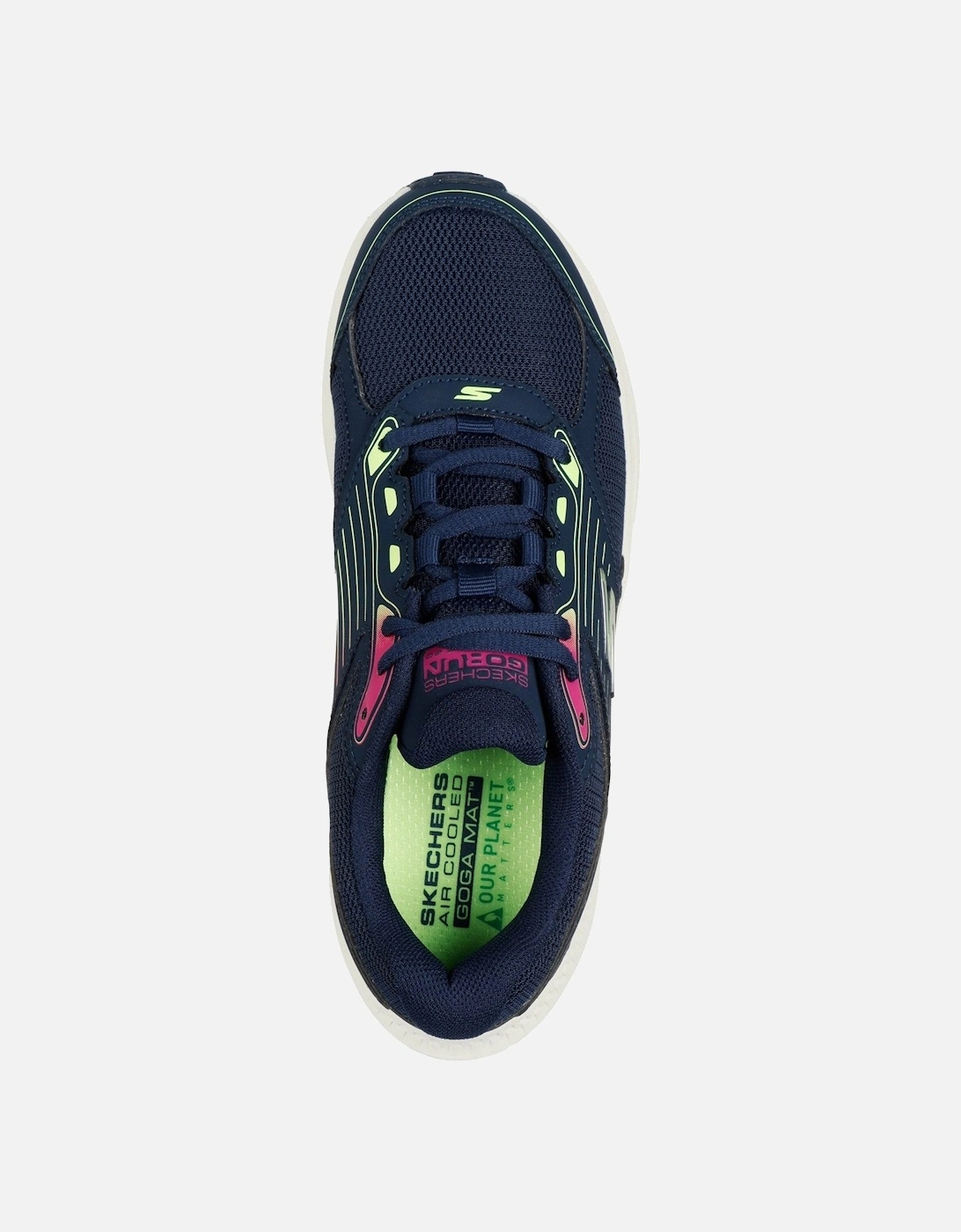 Womens GO RUN Consistent 2.0 Advantage 128606-NVMT Navy/Multi Lace Up Shoe