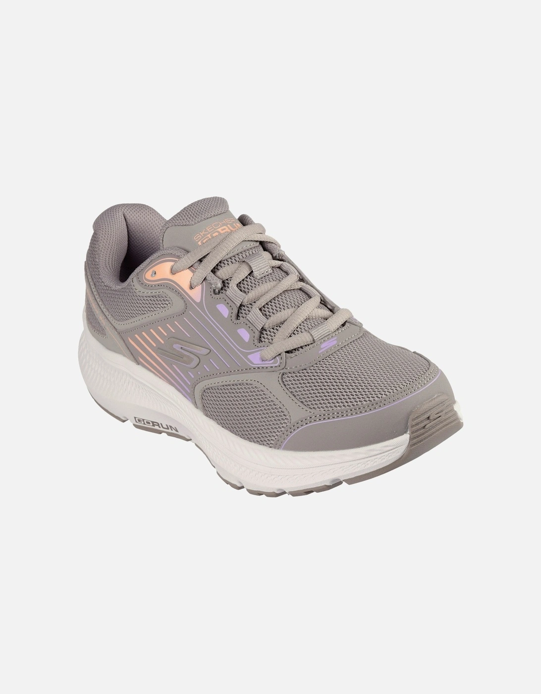 Womens GO RUN Consistent 2.0 Advantage 128606-TPMT Taupe/Multi Lace Up Shoe, 6 of 5