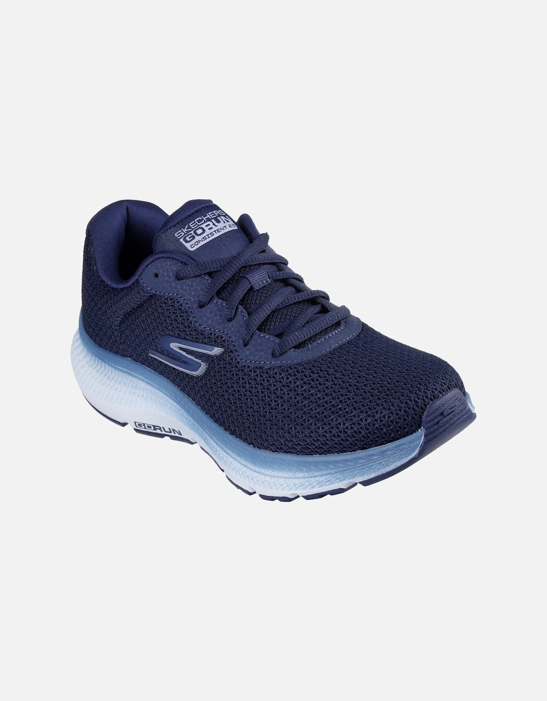 Womens Go Run Consistent 2.0 Fast Pace 128621-NVBL Navy/Blue Lace Up Shoe, 6 of 5