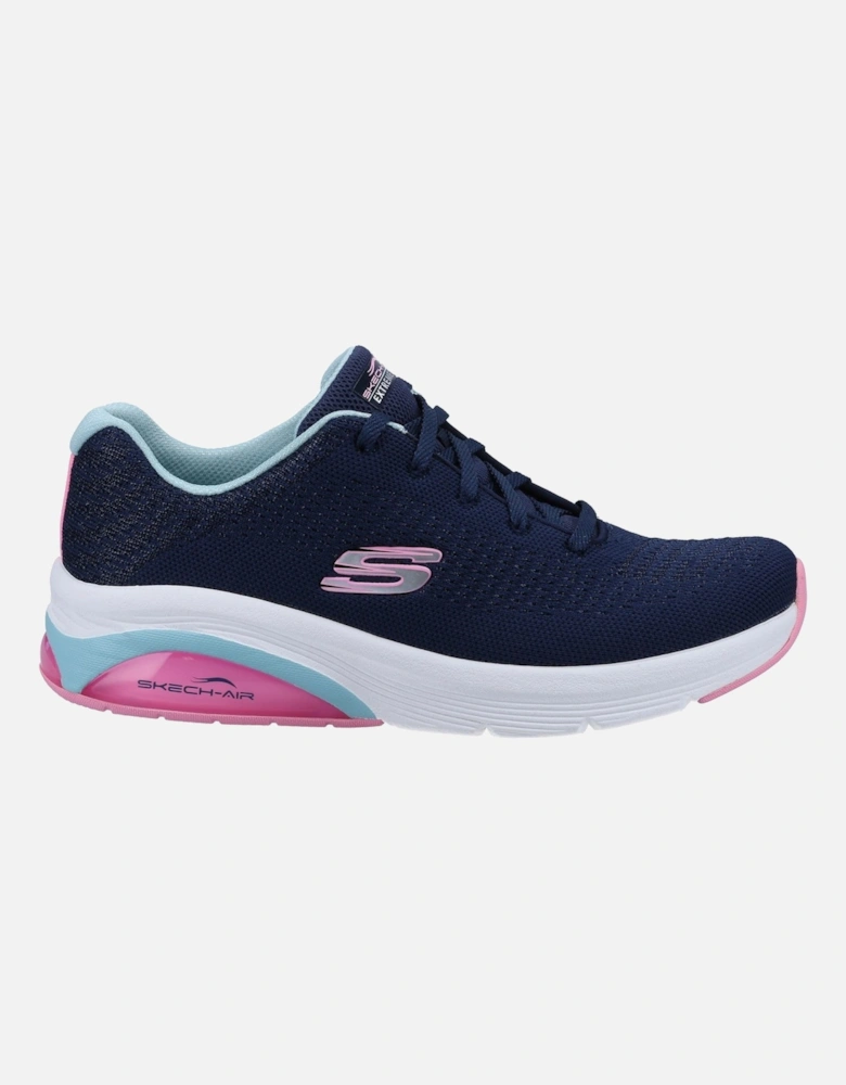 Womens Skech-Air Extreme 2.0 149645-NVLB Navy/Light Blue Lace Up Shoe