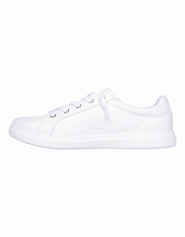 Womens BOBS D'Vine Instant Delight 114456-WHT White Lace Up Shoe