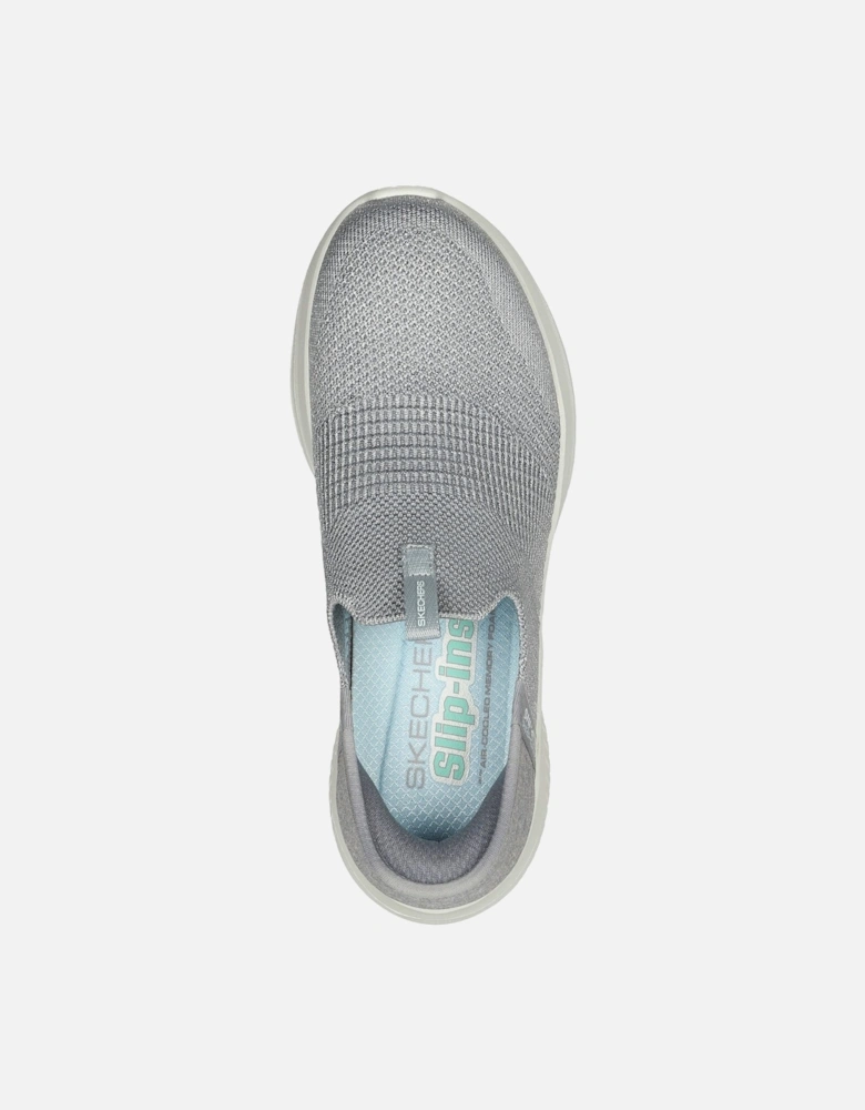 Womens Ultra Flex 3.0 Smooth Step 149709-LTGY Light Grey Slip On Shoe