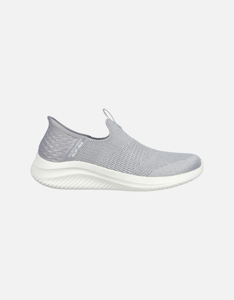 Womens Ultra Flex 3.0 Smooth Step 149709-LTGY Light Grey Slip On Shoe