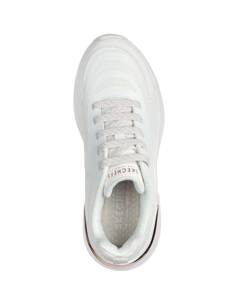 Womens Hazel Step N Flow 177575-WHT White Lace Up Shoe