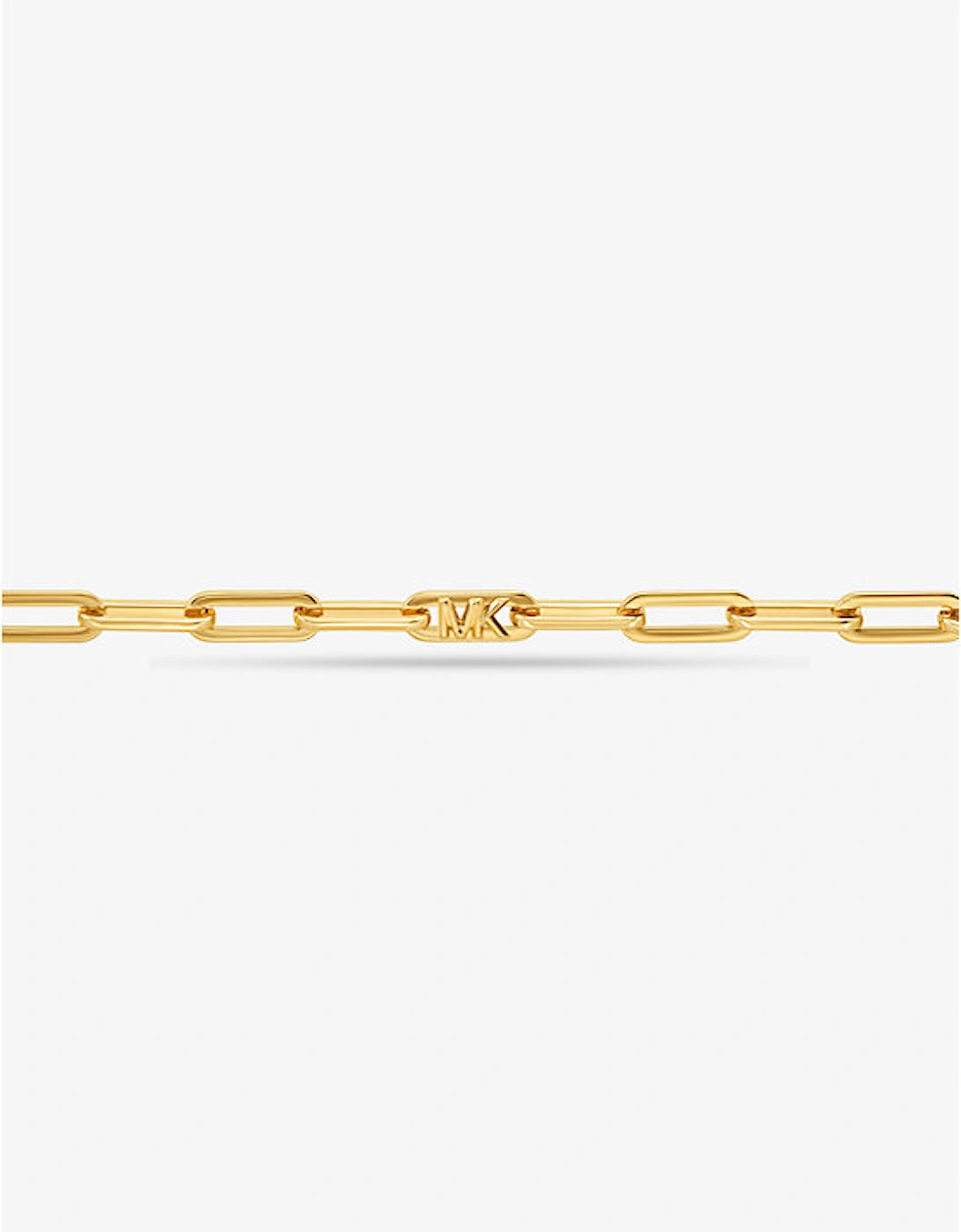 Precious Metal-Plated Sterling Silver Chain-Link Bracelet