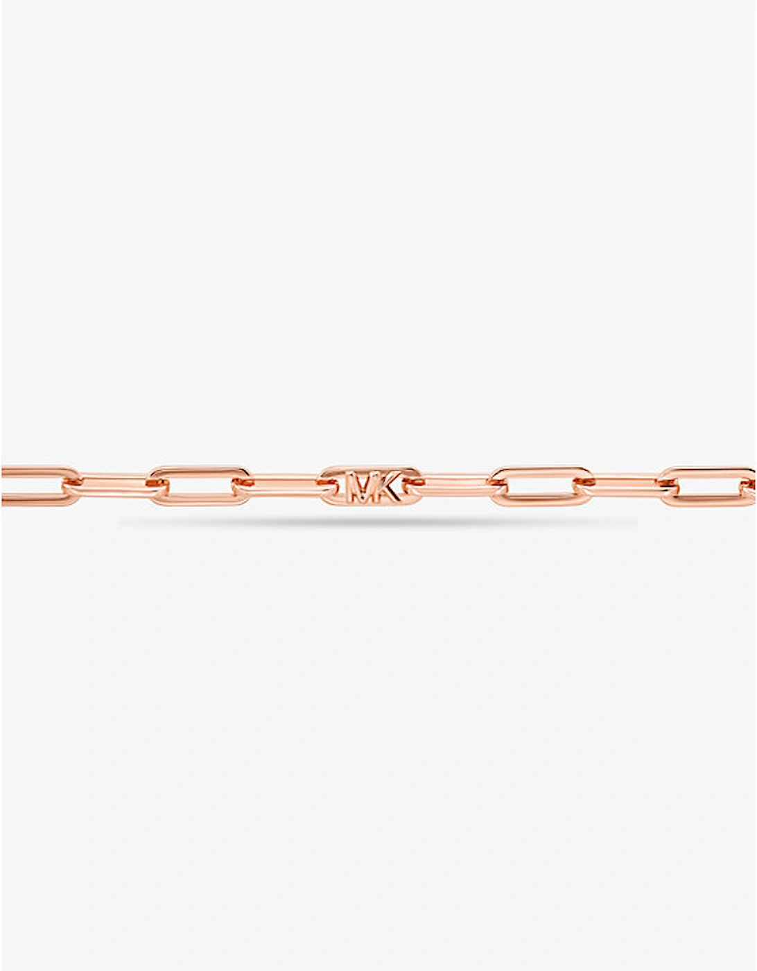 Precious Metal-Plated Sterling Silver Chain-Link Bracelet