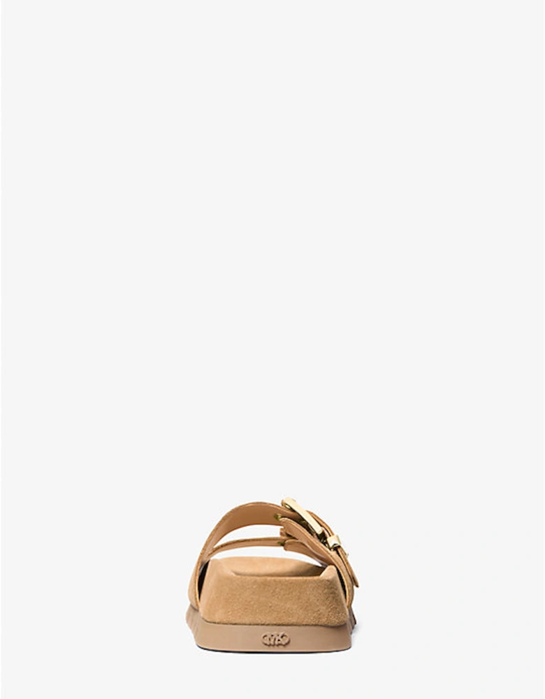 Colby Suede Flat Sandal