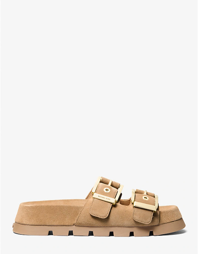 Colby Suede Flat Sandal