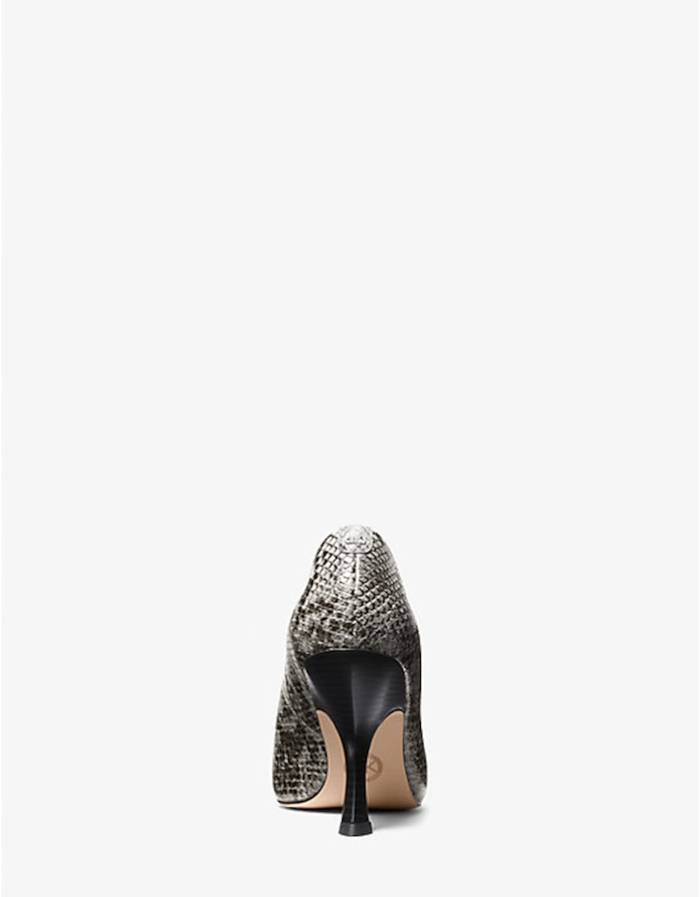 Luna Snake Embossed Leather Pump