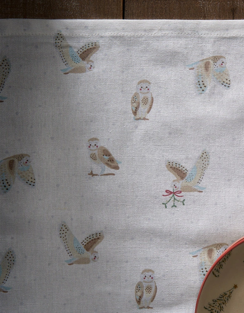 Snowy Owls Table Runner