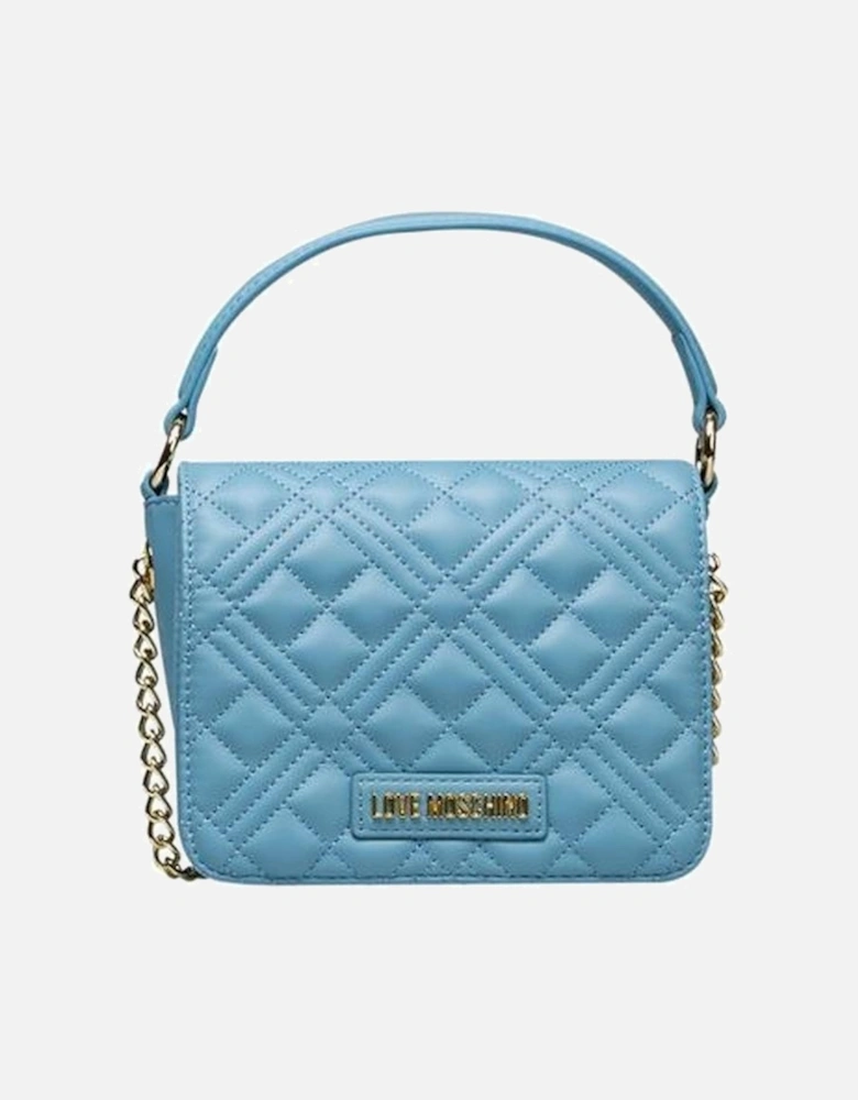 Bag With Handle and Shoulder Strap Women - Light Blue Handbags