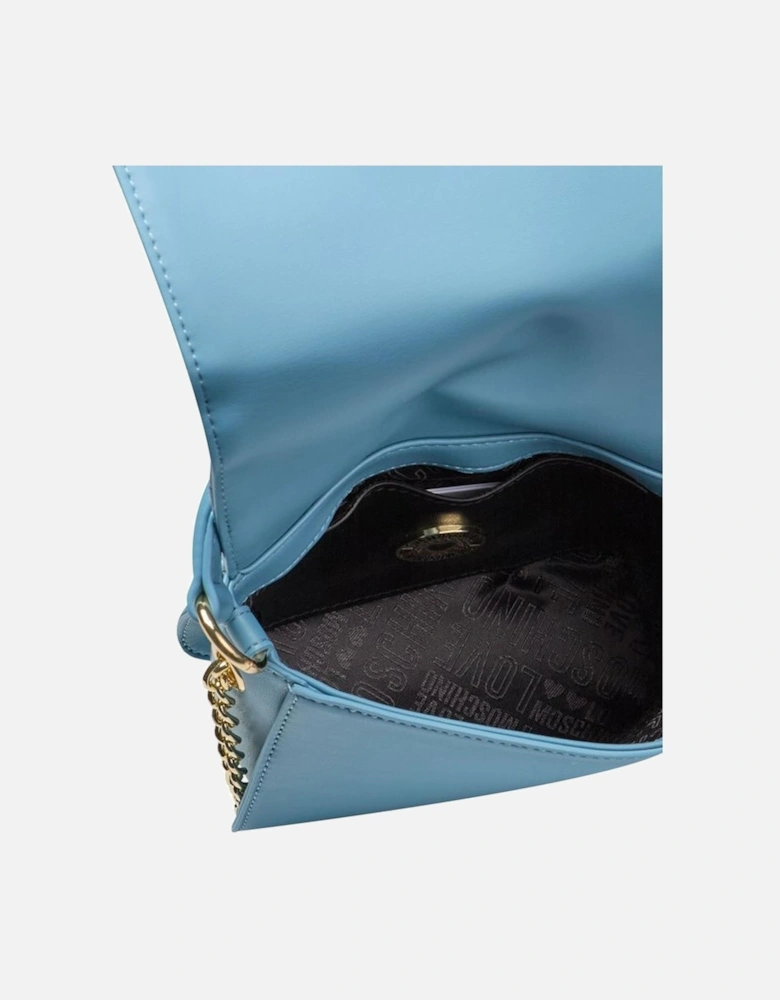 Bag With Handle and Shoulder Strap Women - Light Blue Handbags