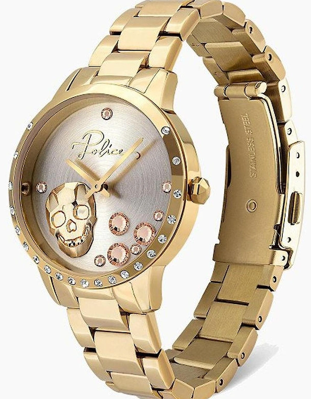 Quartz Analog Stainless Steel Watch Women - Gold Watches, 3 of 2