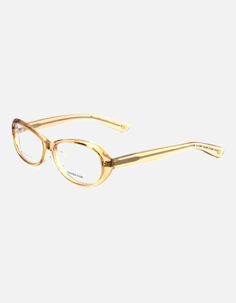 Acetate Bracelet Watch with Yellow and Brown Dial Women - Bicolor