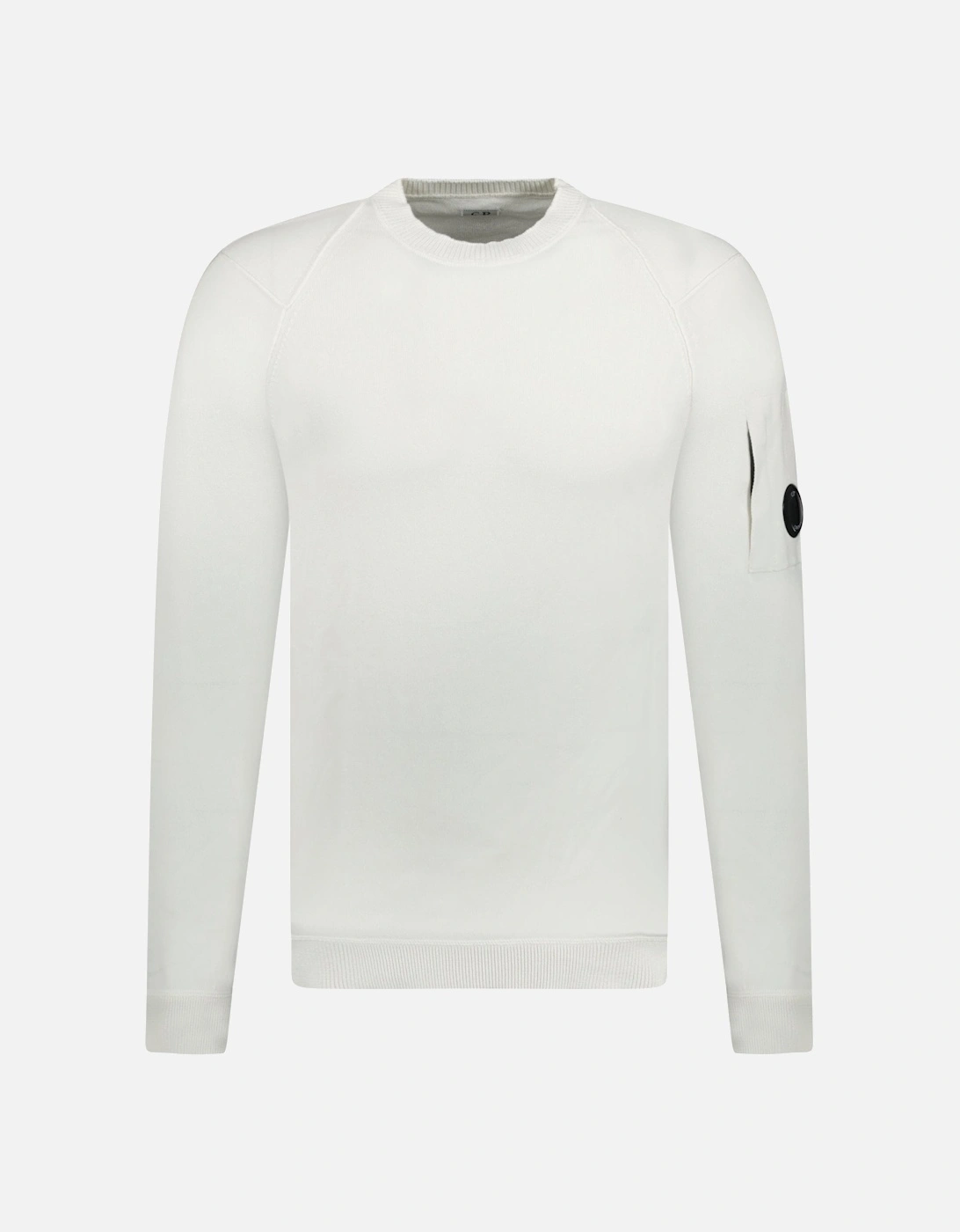 Sea Island Knitted Lens Sweatshirt White, 3 of 2