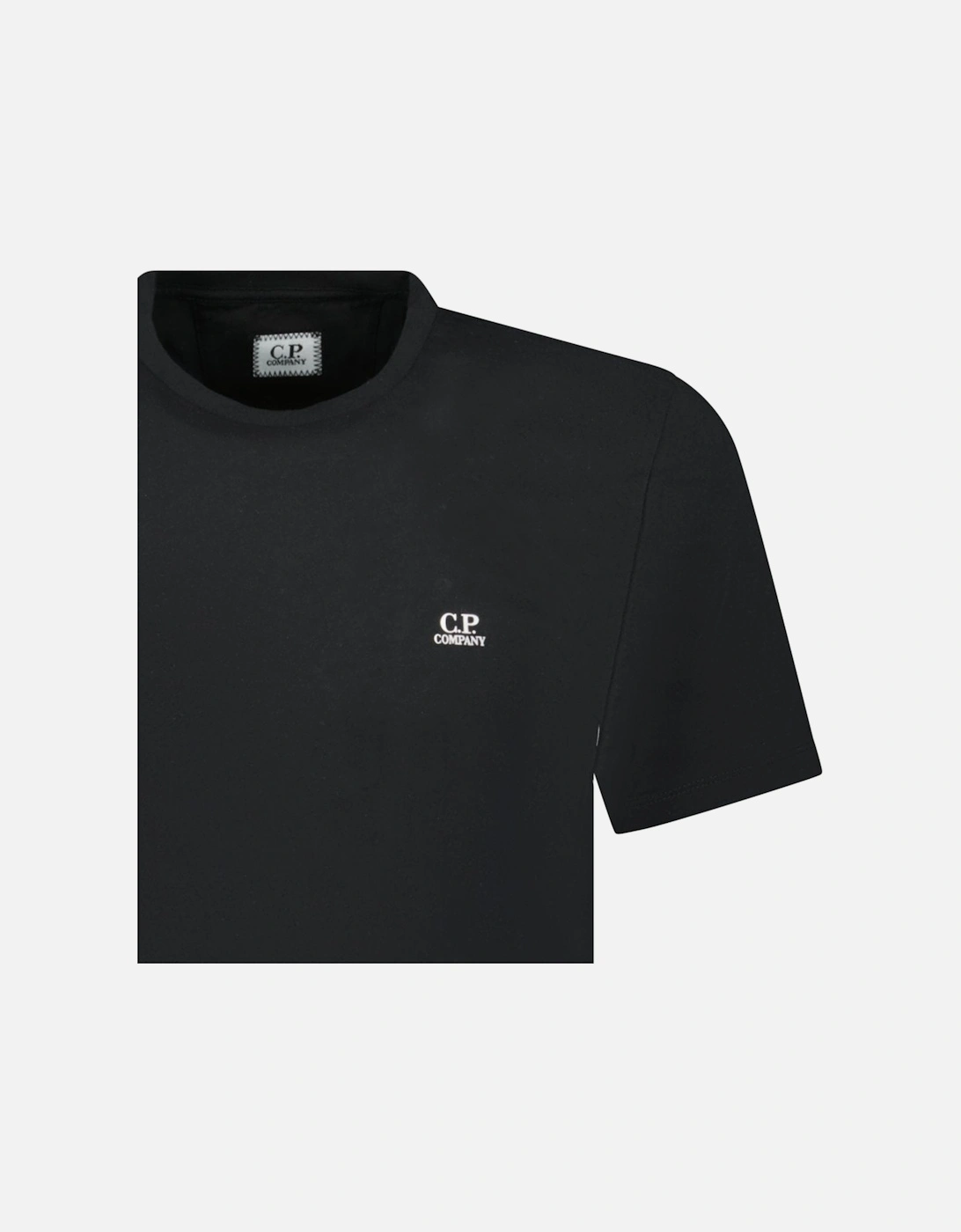 Writing Logo Crew T-Shirt Black