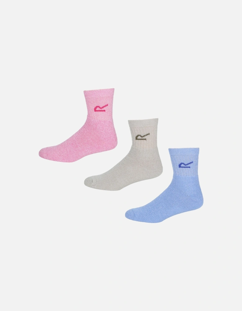 Great Outdoors Womens/Ladies Marl Effect Socks (3 Pack)