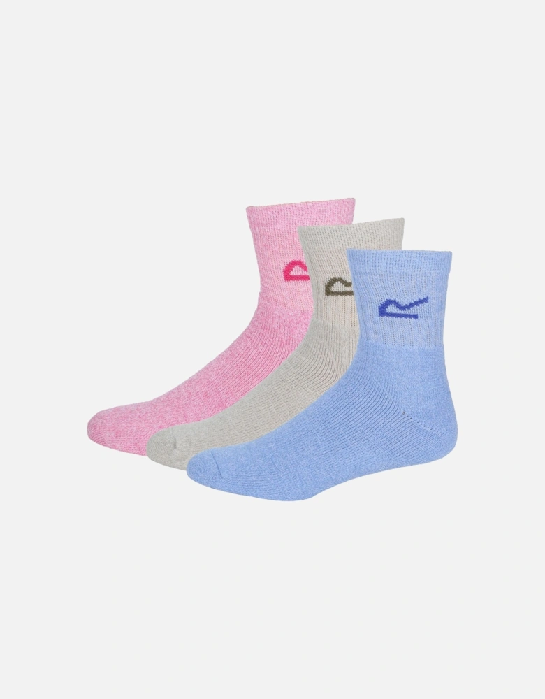 Great Outdoors Womens/Ladies Marl Effect Socks (3 Pack)