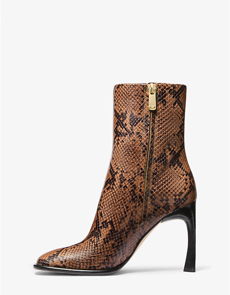 Kelsea Snake Embossed Leather Boot