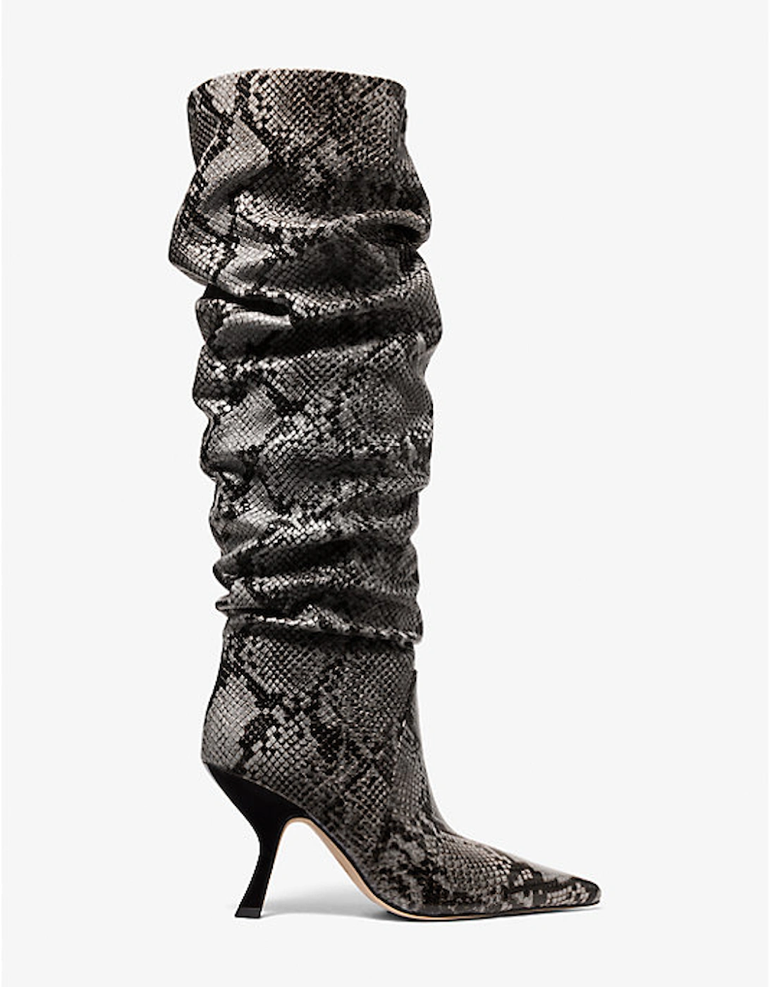 Luna Snake Embossed Leather Boot