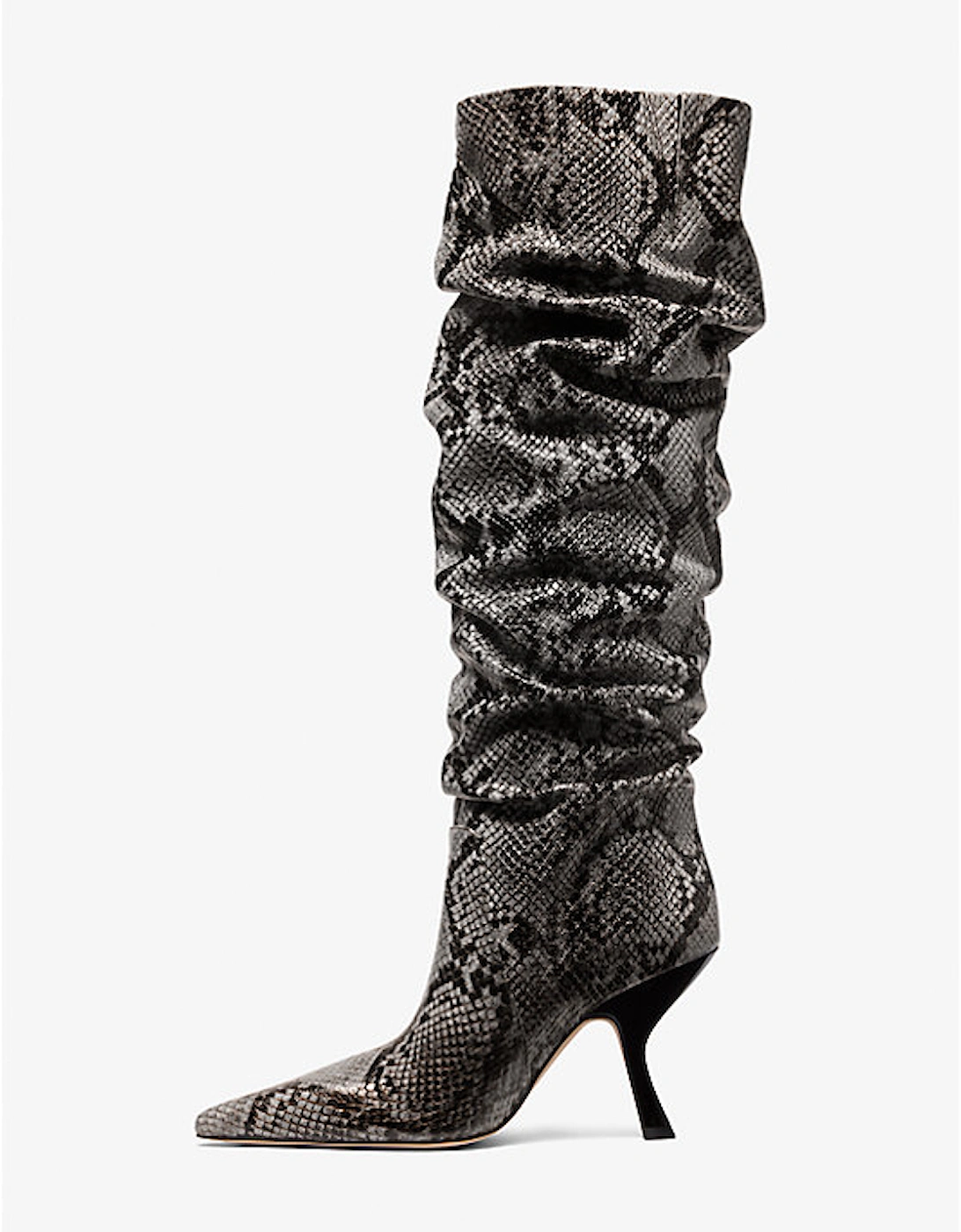 Luna Snake Embossed Leather Boot