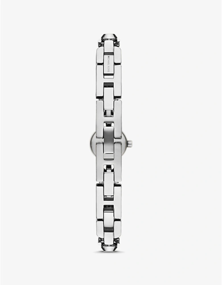Mini Astor Link Silver-Tone Bracelet Watch