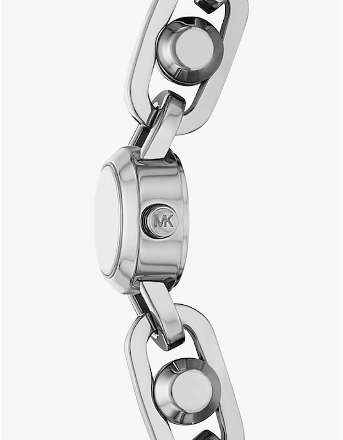 Mini Astor Link Silver-Tone Bracelet Watch