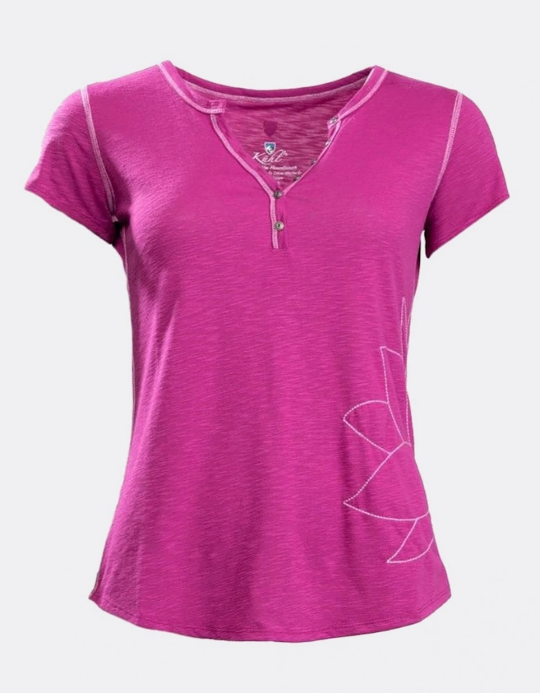 Sora Henley Womens Top