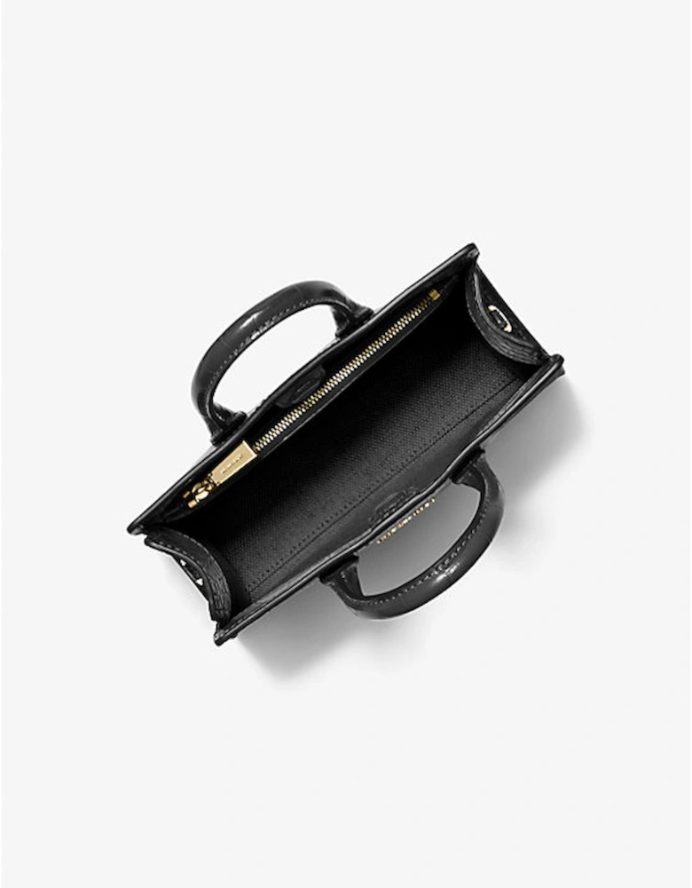 Scarlett Extra-Small Crocodile Embossed Leather Crossbody Bag