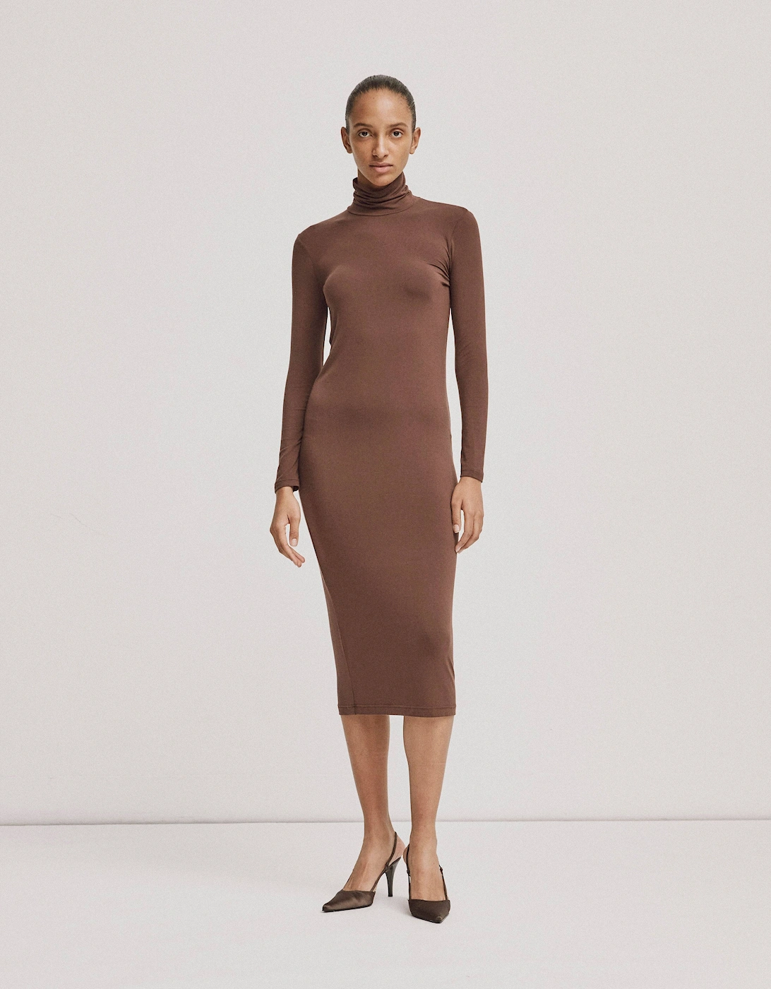 Cruz Dress In Chestnut